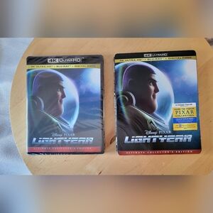 NWT Disney Pixar Lightyear 4K UltraHD + Blu-Ray + Digital Code w/slip case